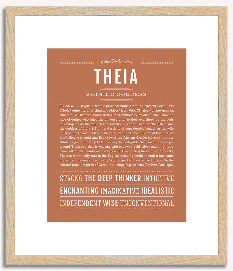 Theia | Name Art Print