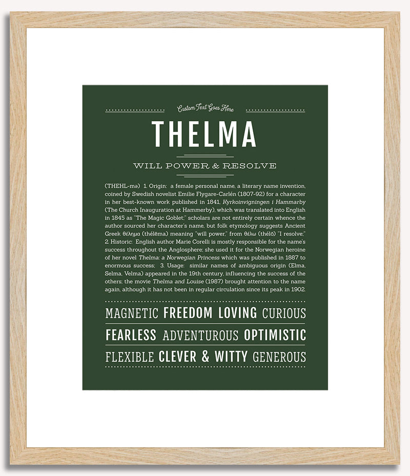 Thelma | Name Art Print