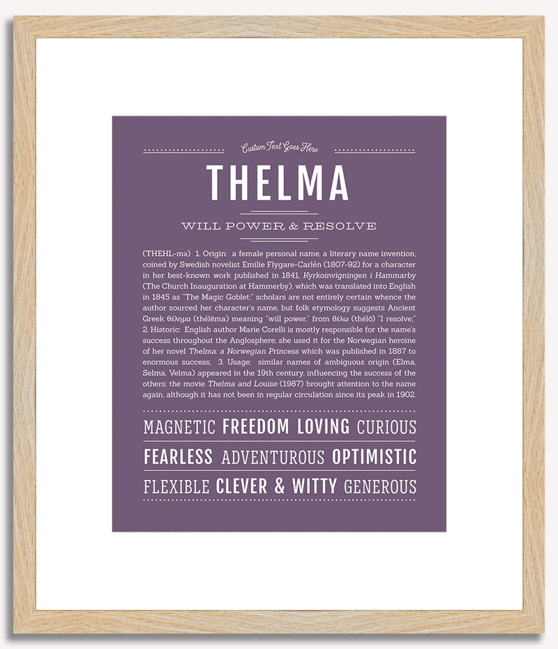 Thelma | Name Art Print