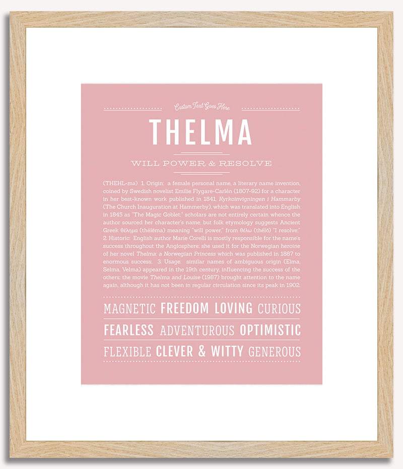 Thelma | Name Art Print