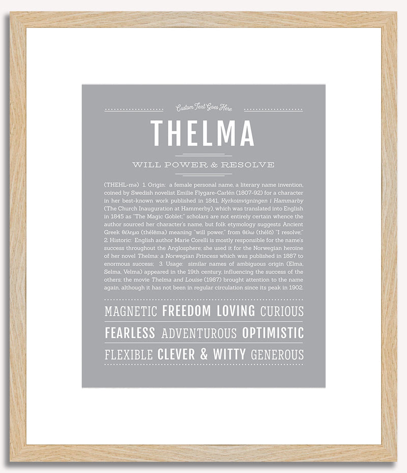 Thelma | Name Art Print