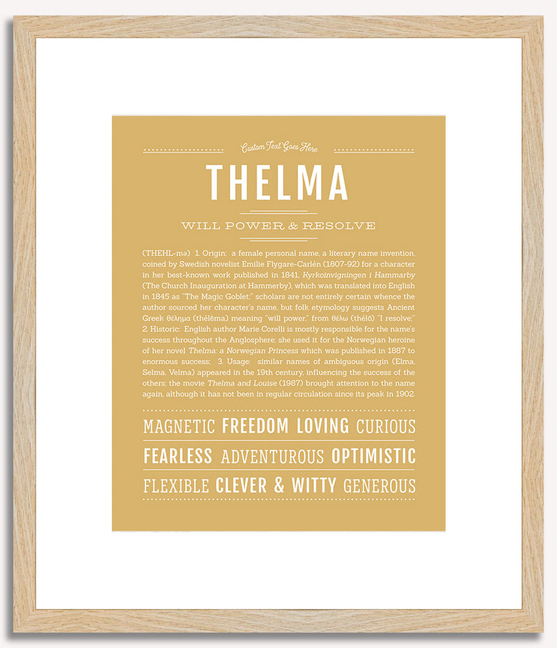 Thelma | Name Art Print