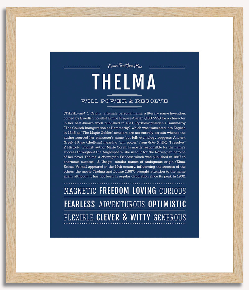 Thelma | Name Art Print