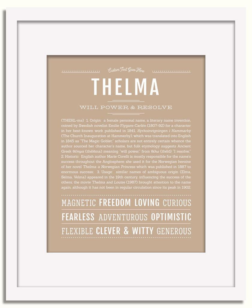 Frame Options | Tan | White Frame, Matted