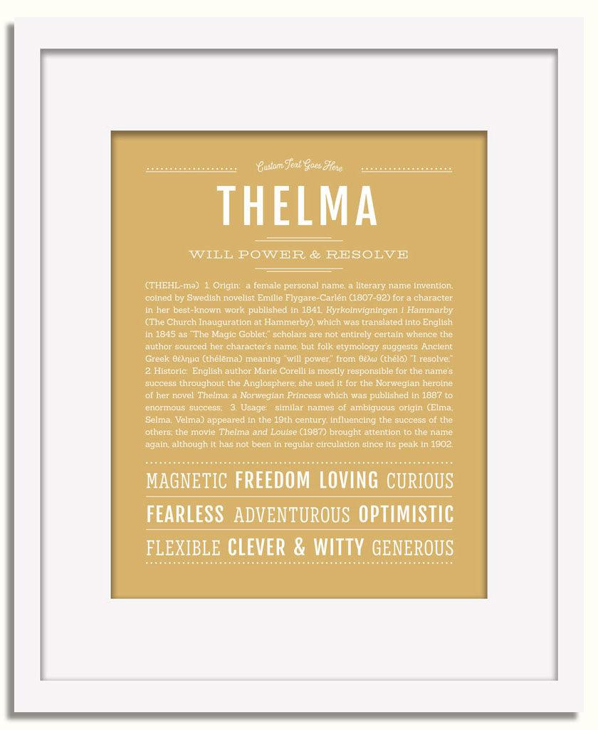 Frame Options | Matte Gold | White Frame, Matted