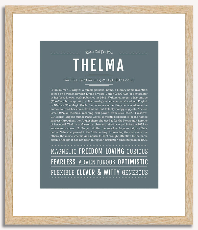 Thelma | Name Art Print