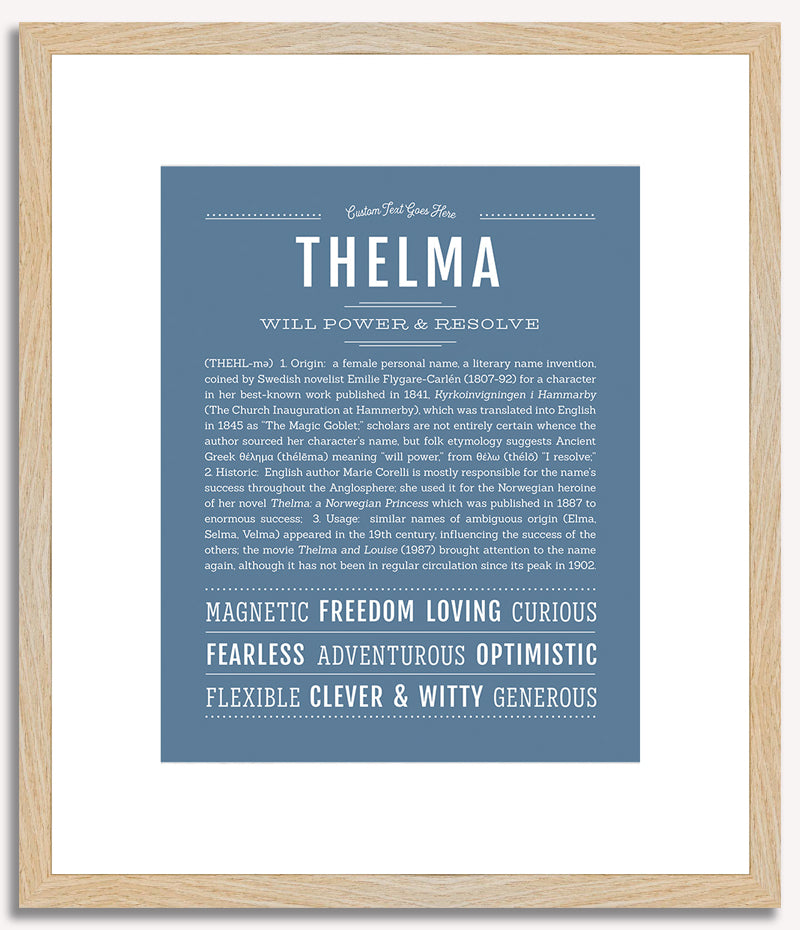 Thelma | Name Art Print