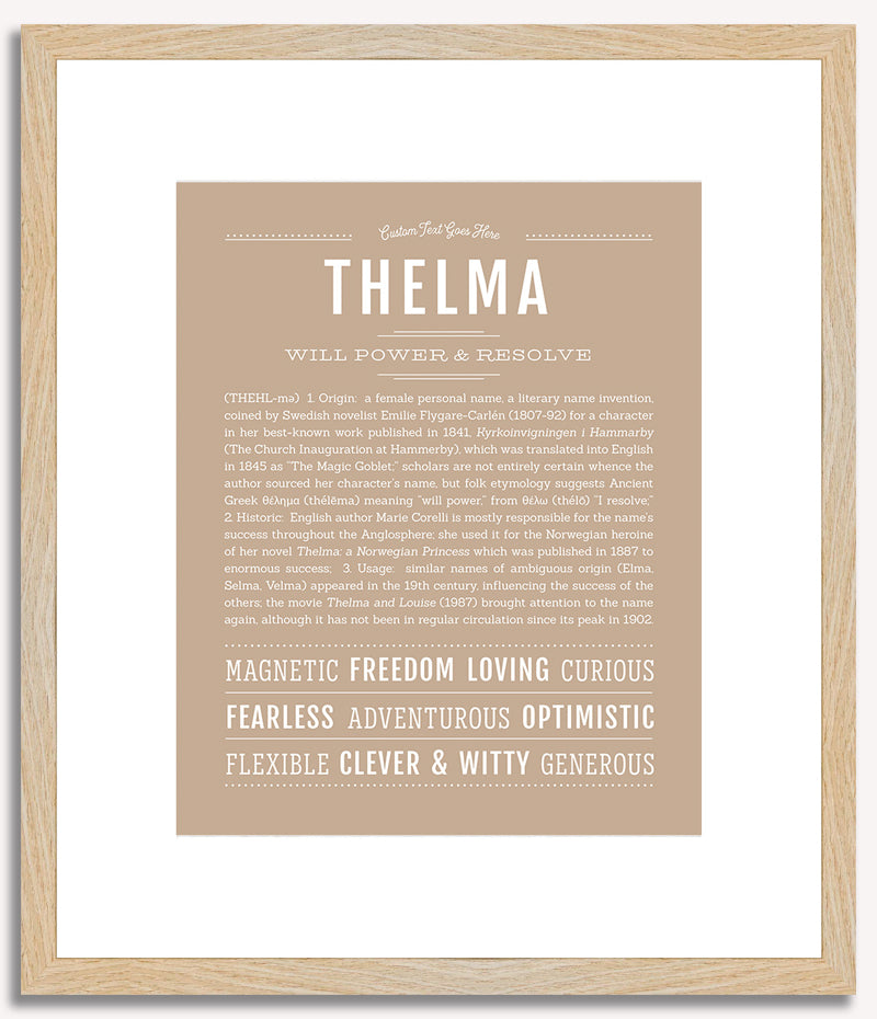 Thelma | Name Art Print