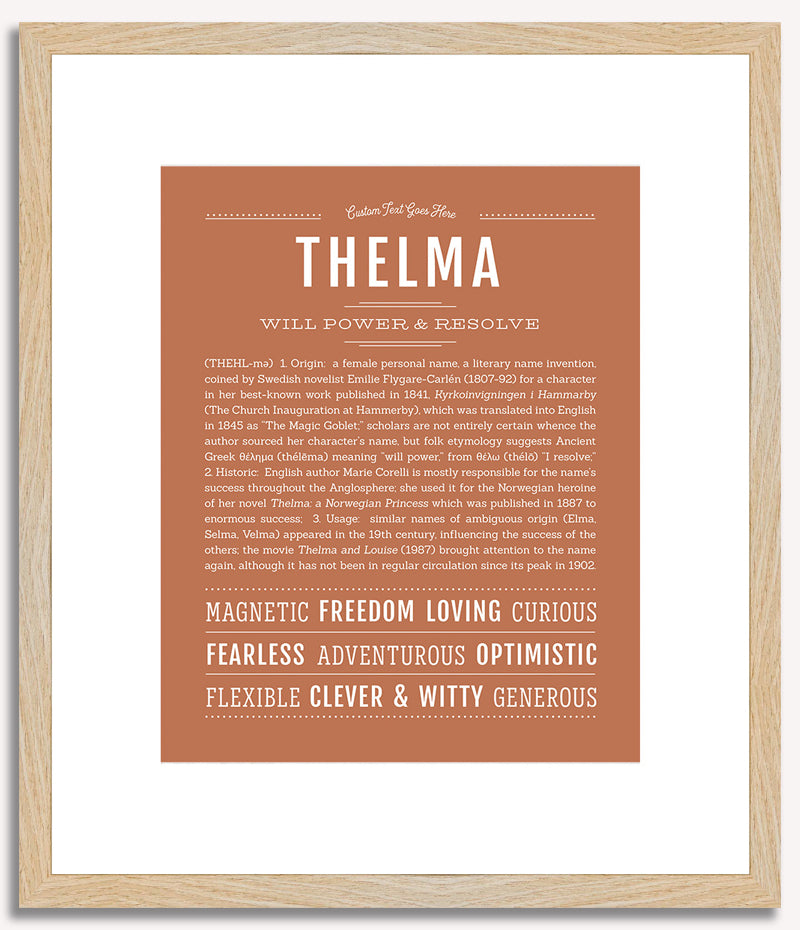 Thelma | Name Art Print