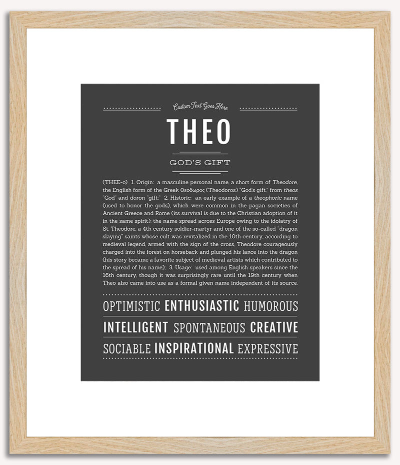 Theo | Name Art Print