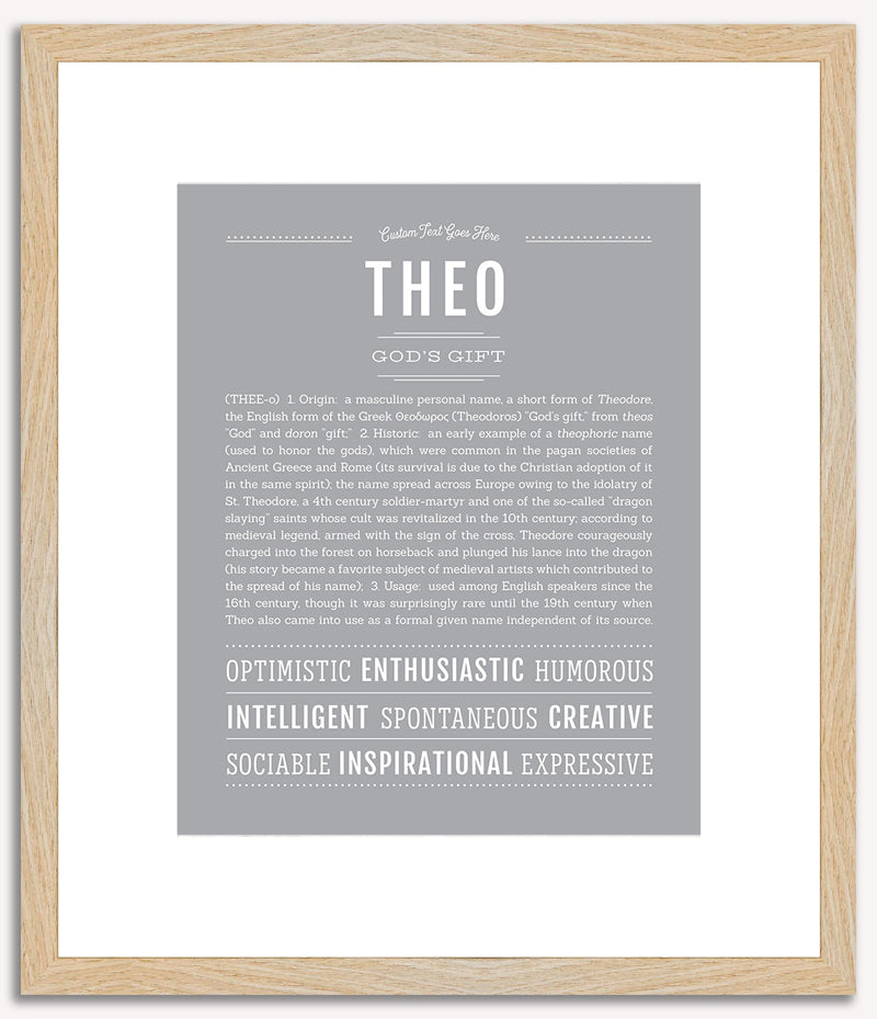 Theo | Name Art Print