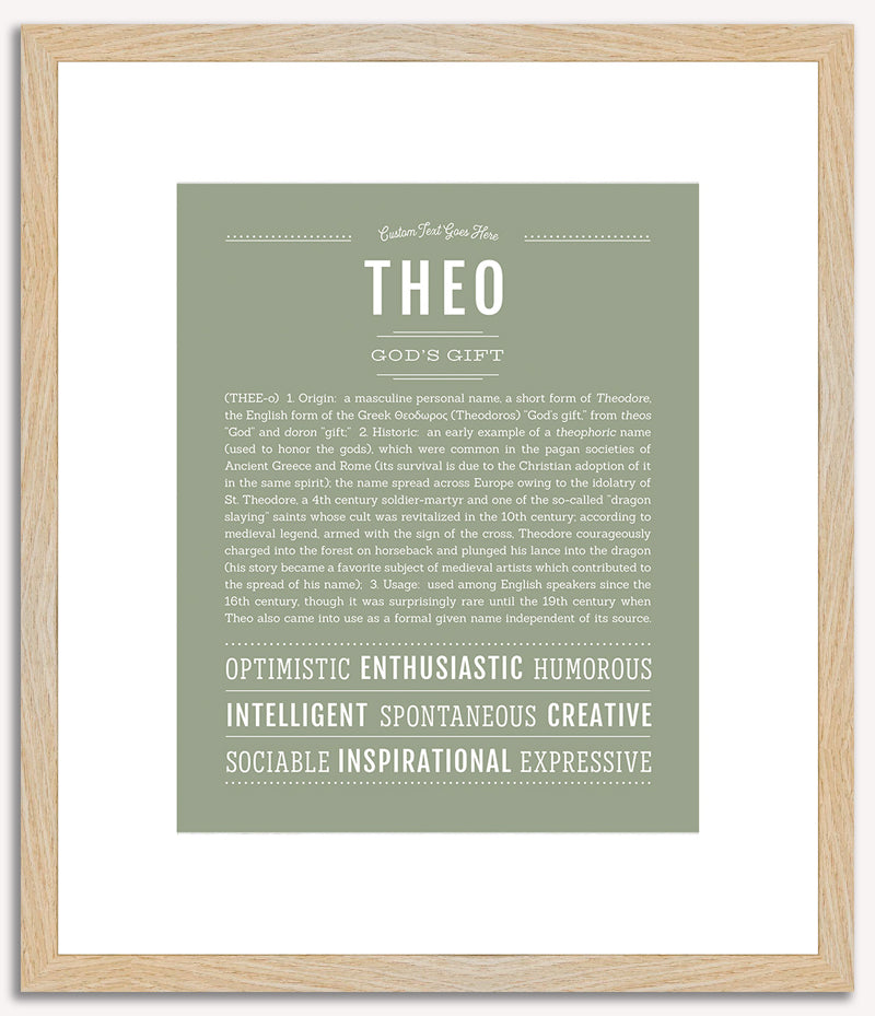 Theo | Name Art Print