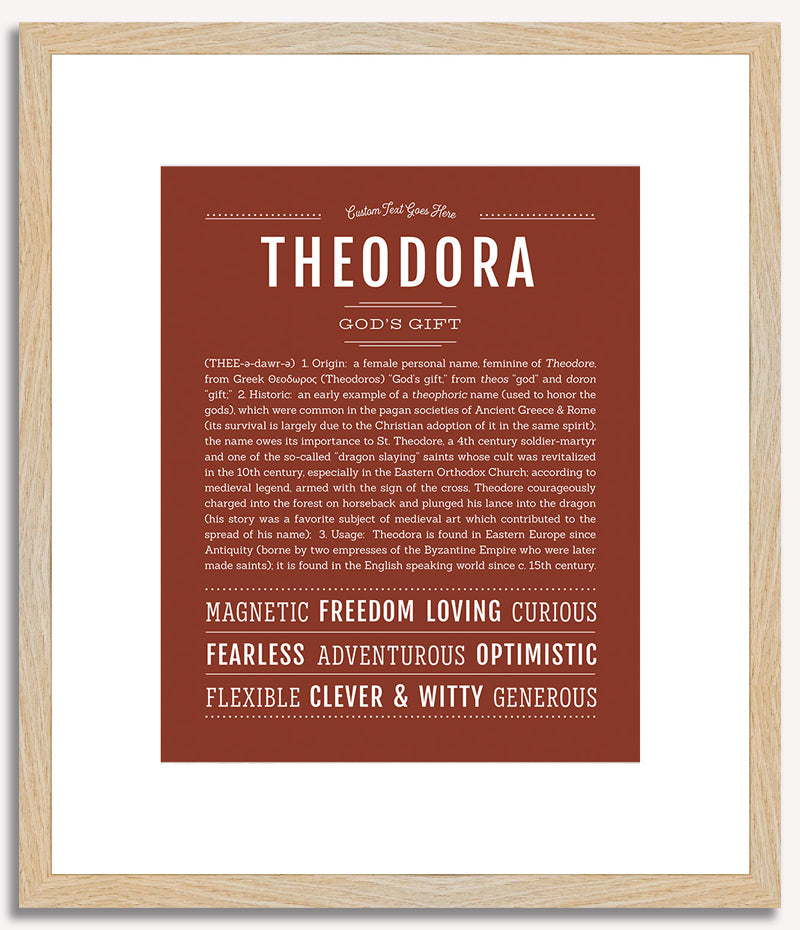 Theodora | Name Art Print