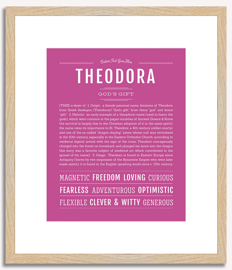 Theodora | Name Art Print