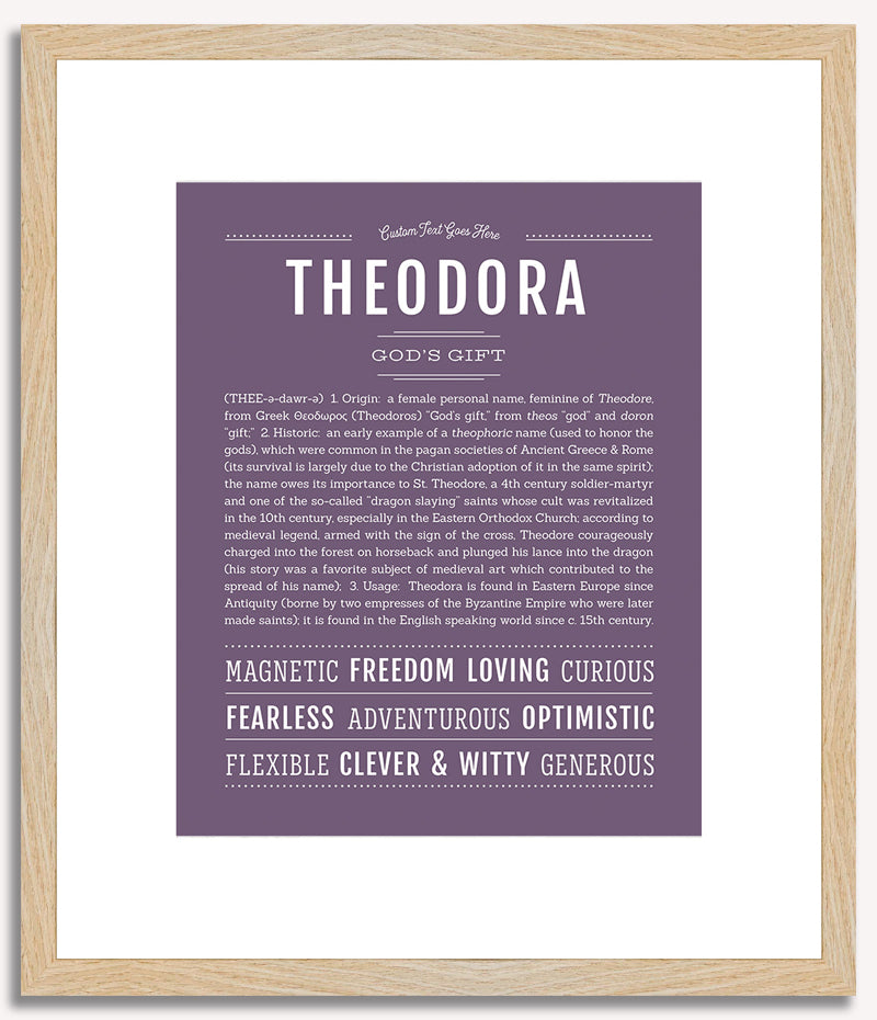 Theodora | Name Art Print