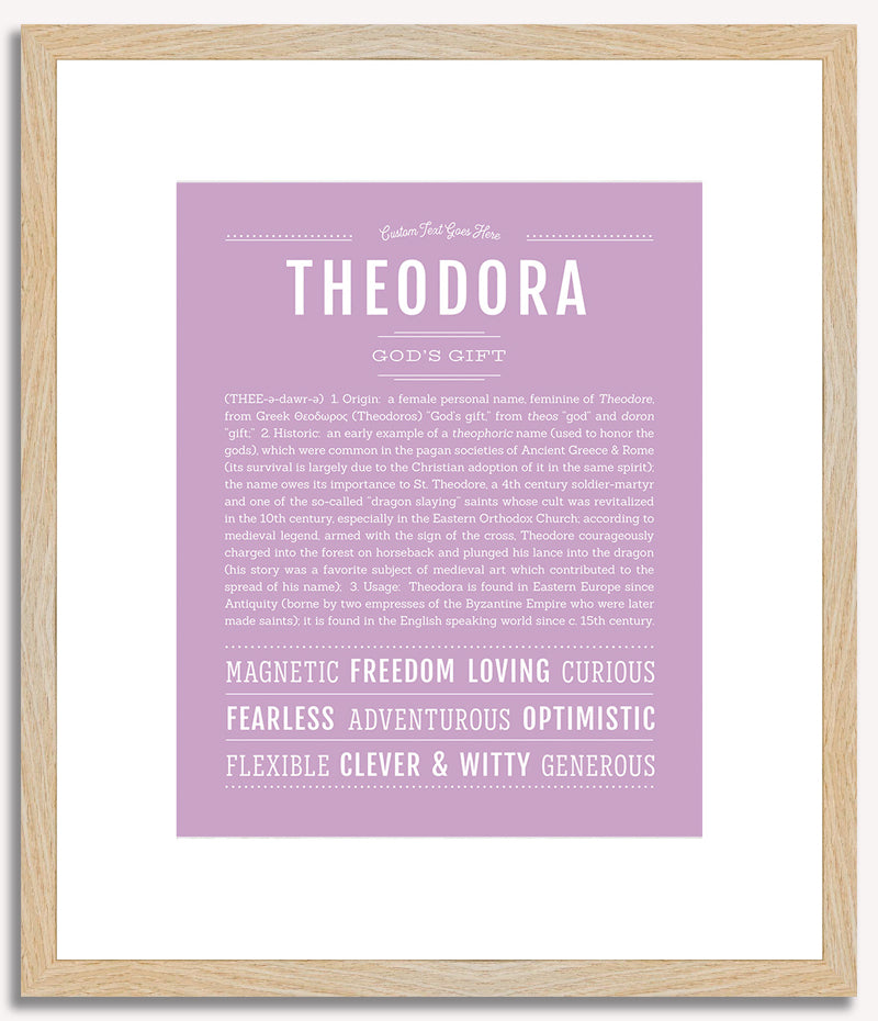 Theodora | Name Art Print