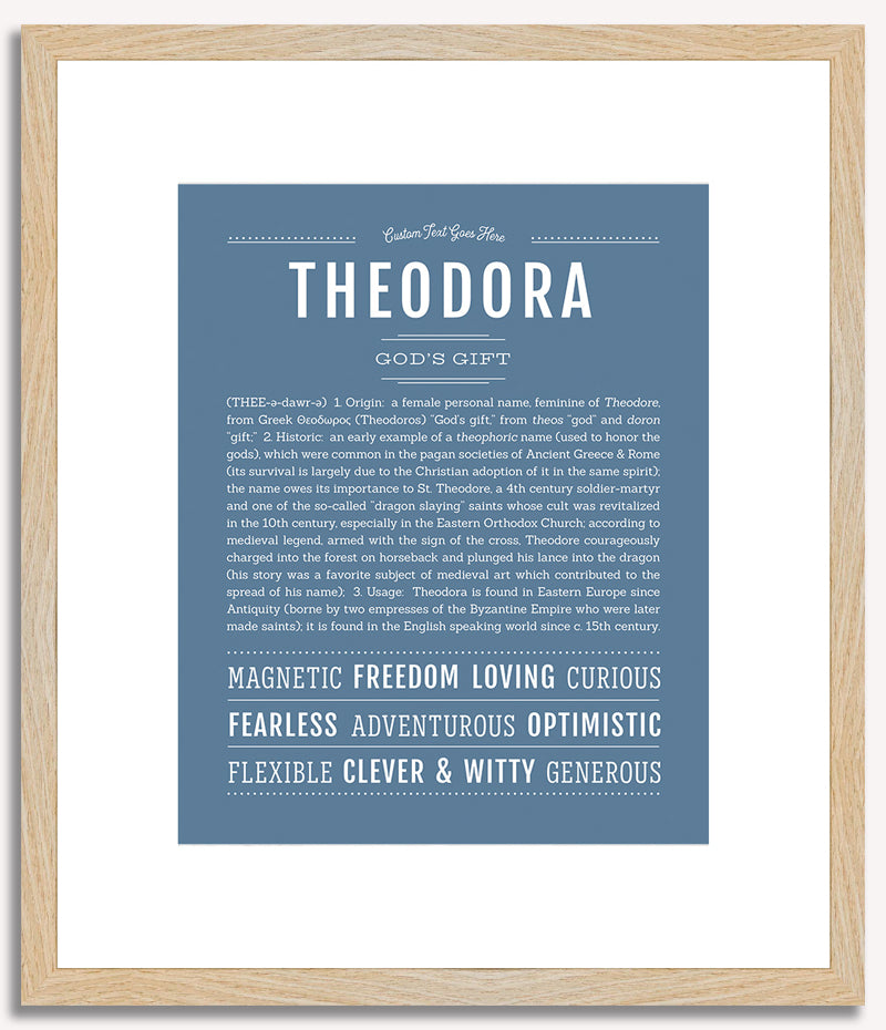 Theodora | Name Art Print