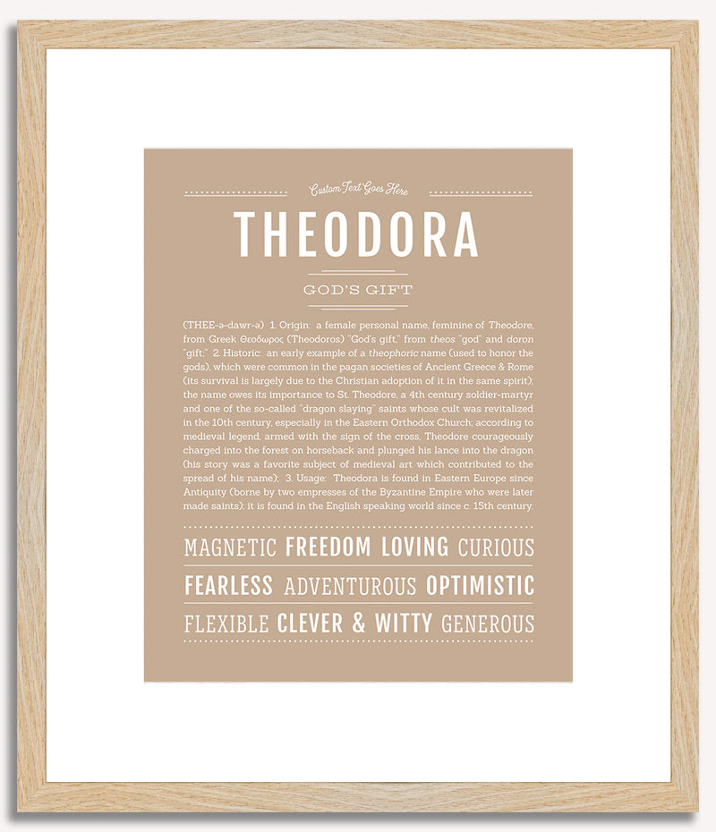 Theodora | Name Art Print