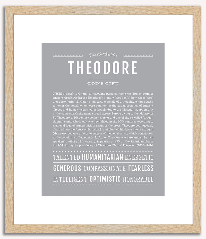 Theodore | Name Art Print