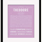 Frame Options | Lilac | Black Frame, Matted