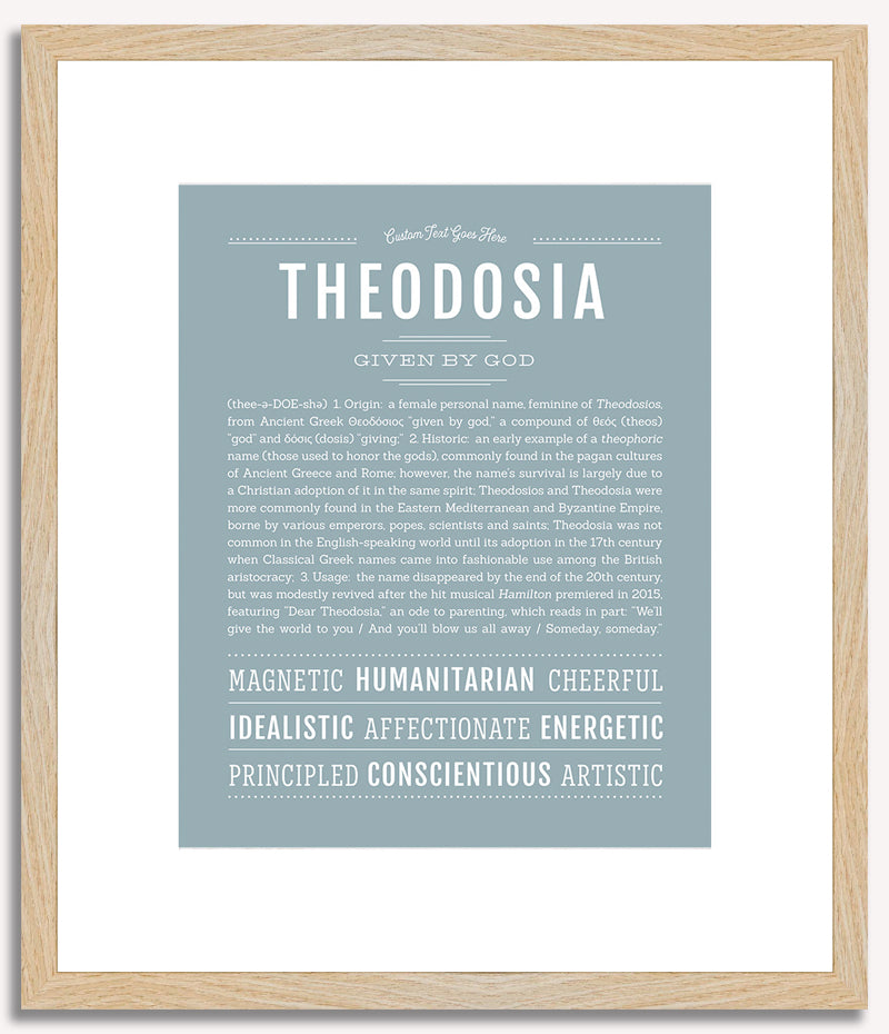 Theodosia | Name Art Print