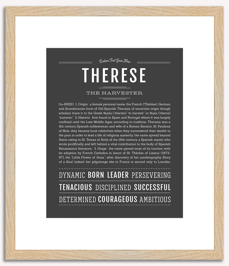 Therese | Name Art Print