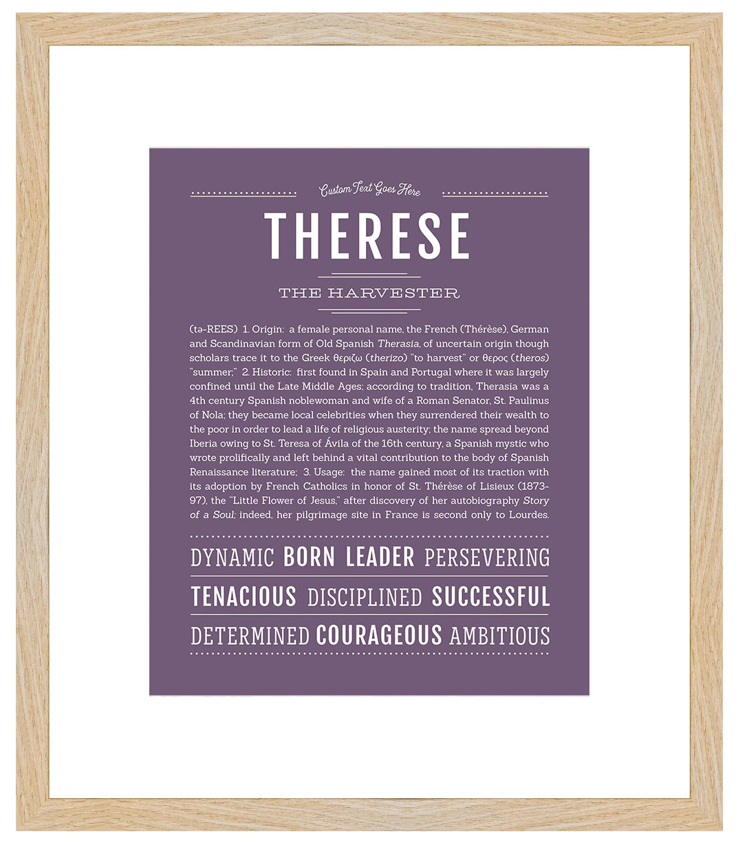 Therese | Name Art Print