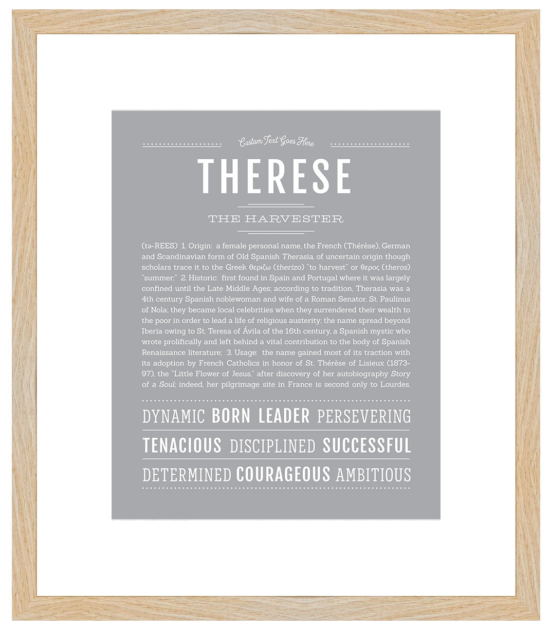 Therese | Name Art Print