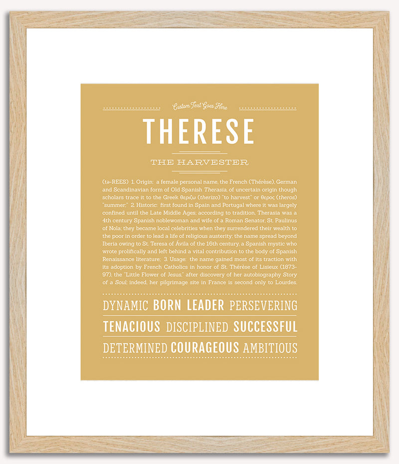 Therese | Name Art Print