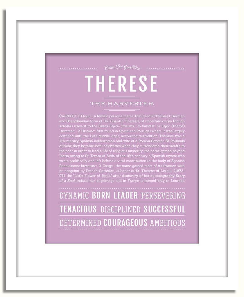 Frame Options | Lilac | White Frame, Matted