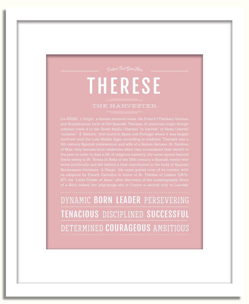 Frame Options | Dusty Rose | White Frame, Matted