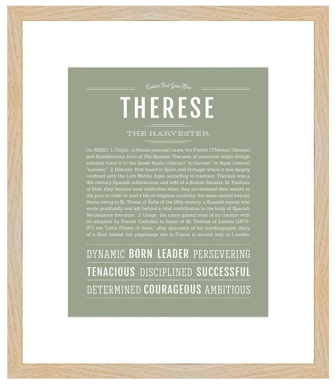 Therese | Name Art Print