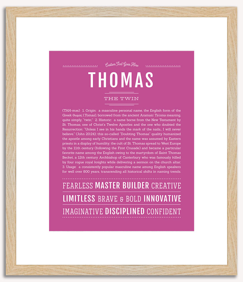 Thomas | Name Art Print