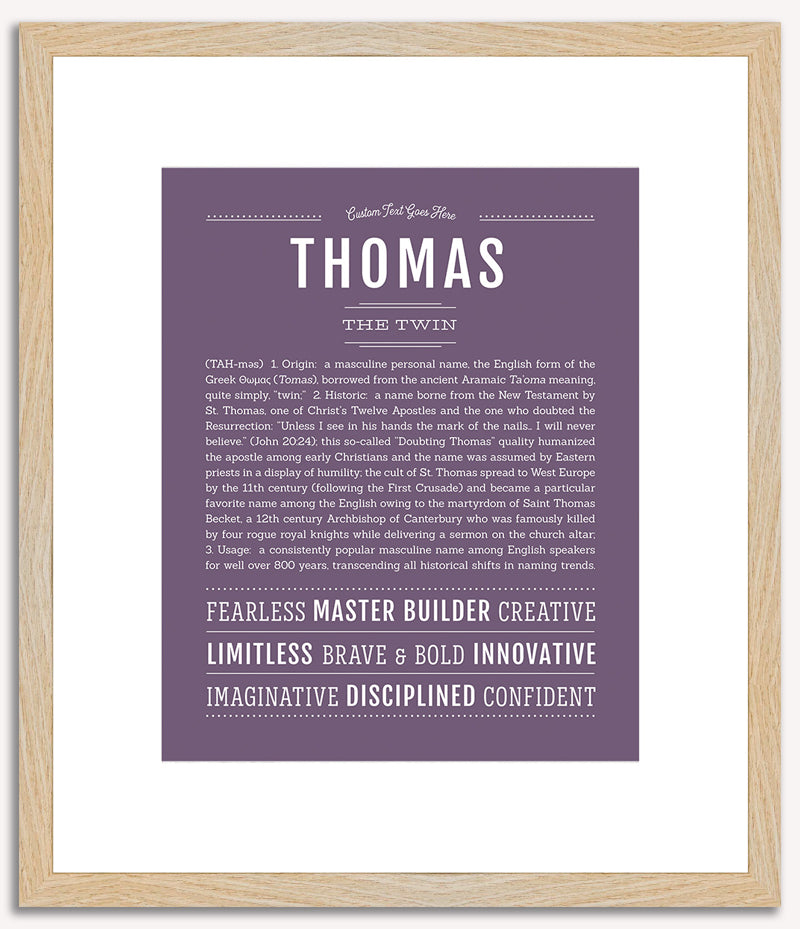 Thomas | Name Art Print