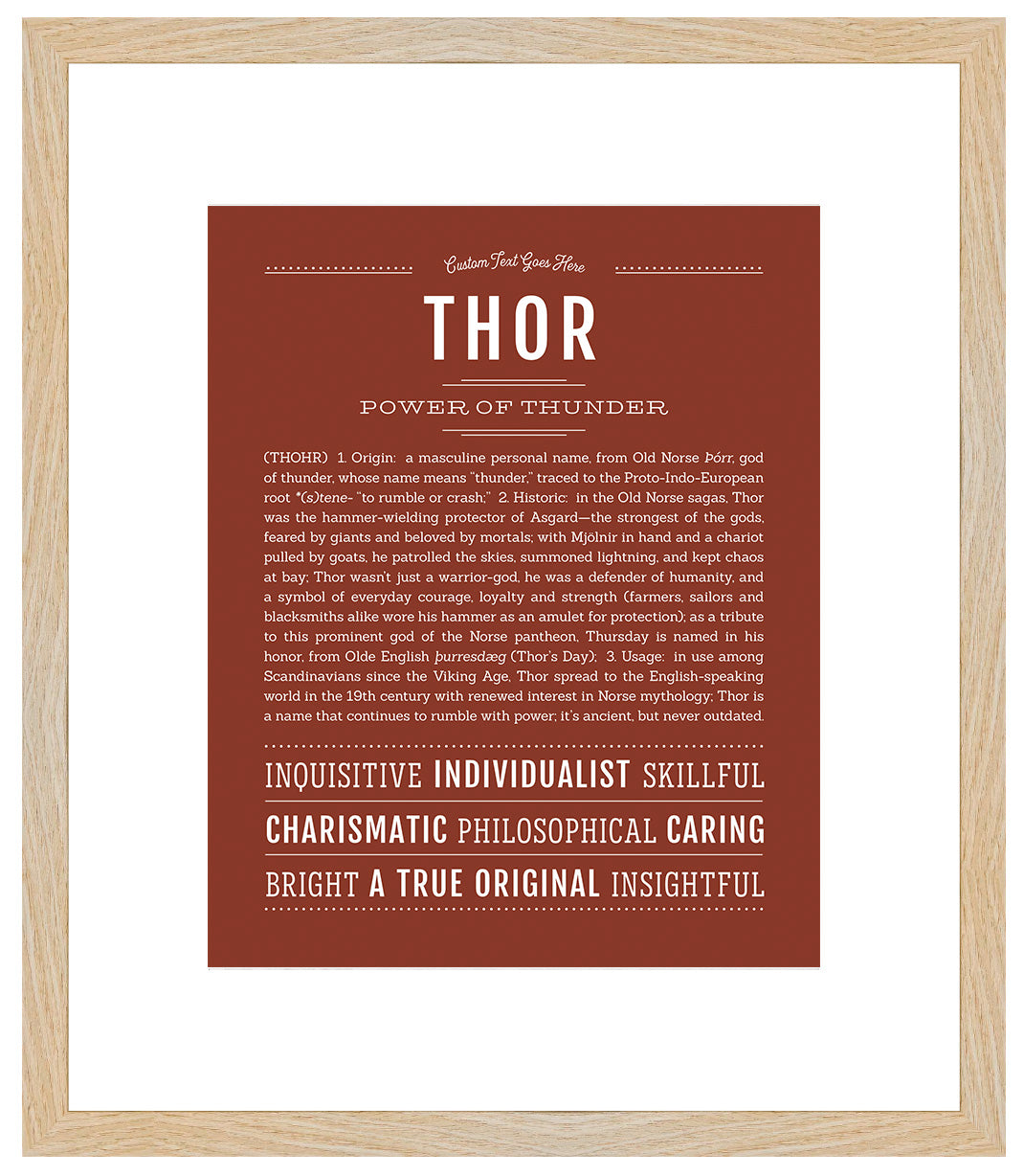 Frame Options | Bordeaux | Maple Frame, Matted