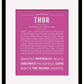 Frame Options | Dark Pink | Black Frame, Matted