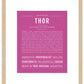 Frame Options | Dark Pink | Maple Frame, Matted