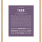 Frame Options | Deep Purple | Maple Frame, Matted