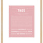 Frame Options | Dusty Rose | Maple Frame, Matted