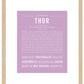 Frame Options | Lilac | Maple Frame, Matted
