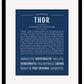 Frame Options | Midnight Blue | Black Frame, Matted