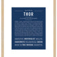Frame Options | Midnight Blue | Maple Frame, Matted