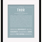 Frame Options | Powder Blue | Black Frame, Matted