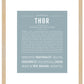 Frame Options | Powder Blue | Maple Frame, Matted