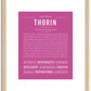 Thorin | Name Art Print