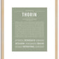 Thorin | Name Art Print