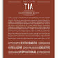 Tia | Name Art Print – Name Stories