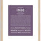 Tiago | Name Art Print