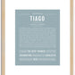 Tiago | Name Art Print