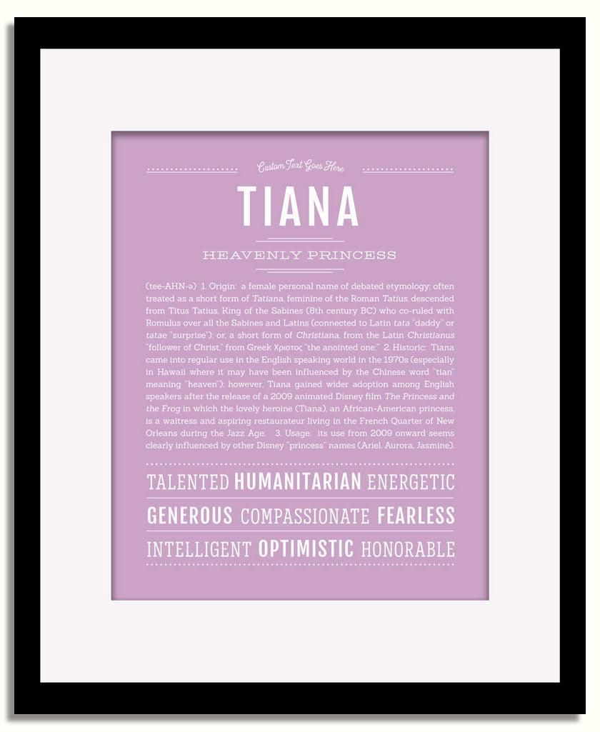 Frame Options | Lilac | Black Frame, Matted